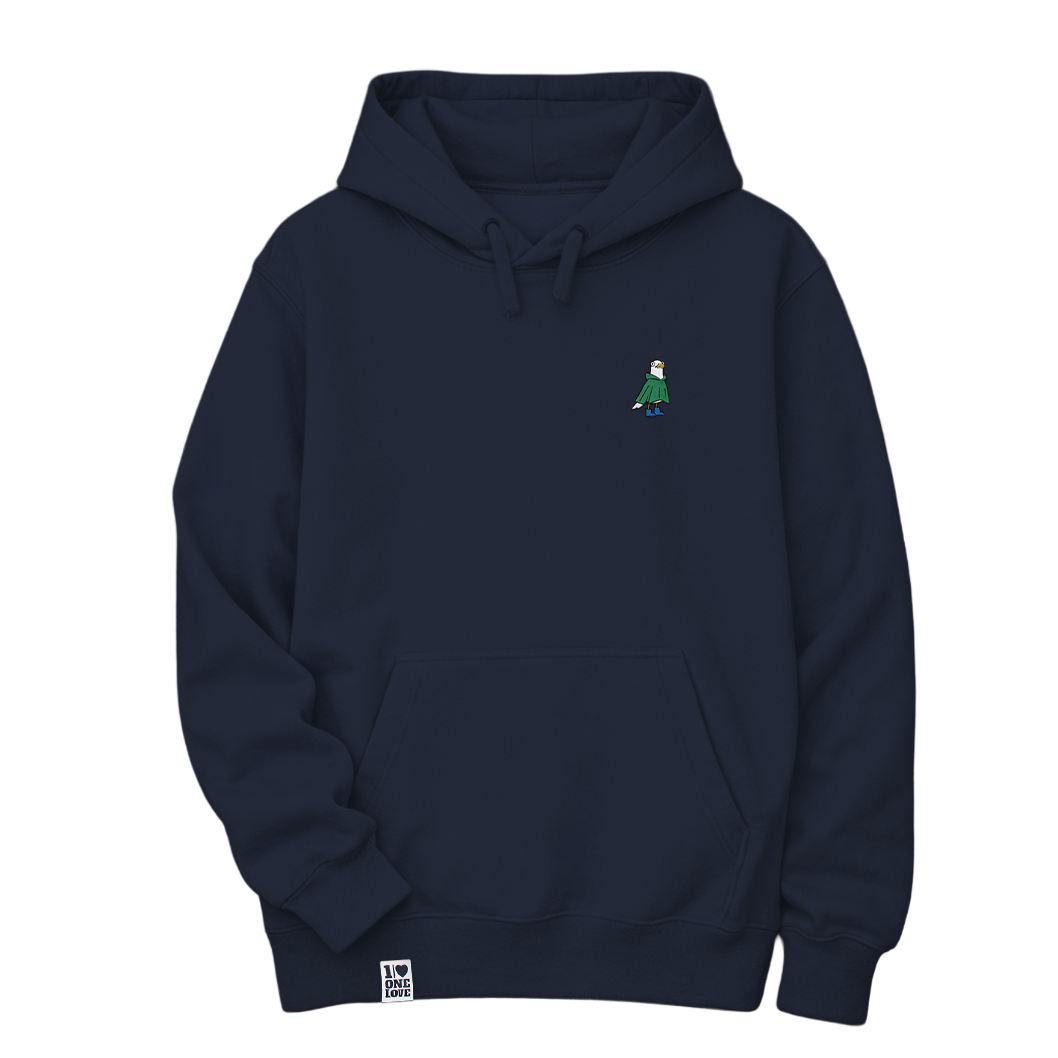 Regencape Möwe - Unisex Premium Hoodie | Bio-Baumwolle | Edler Stick