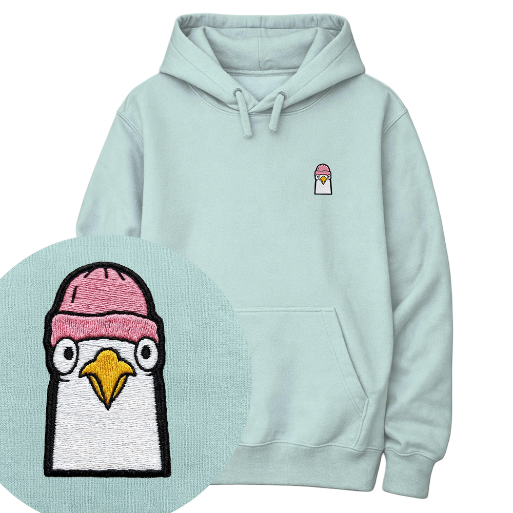 Mützen Möwe - Unisex Premium Hoodie | Bio-Baumwolle | Edler Stick