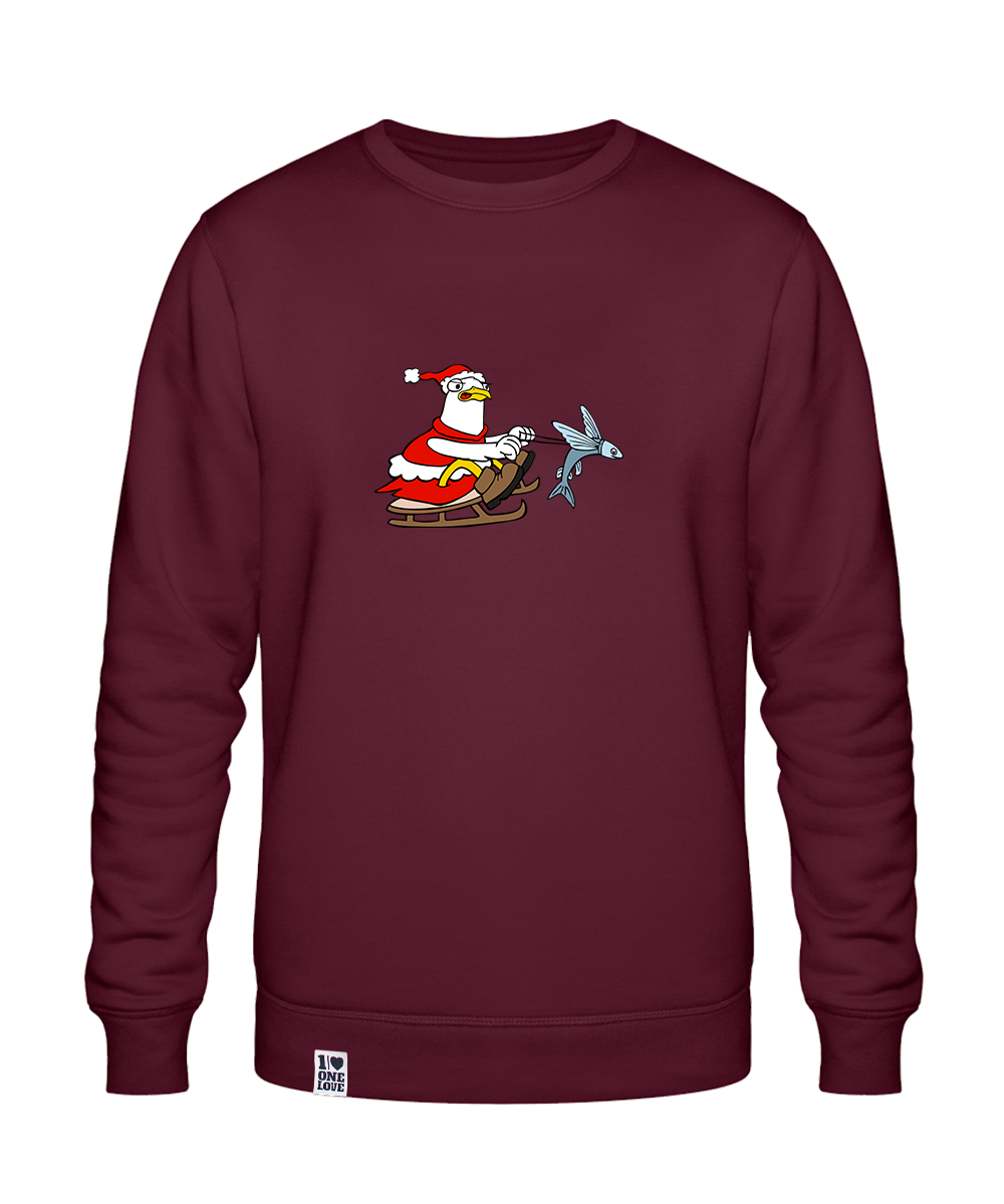 Santa-Möwe - Unisex Sweater | Bio-Baumwolle | XMAS EDITION