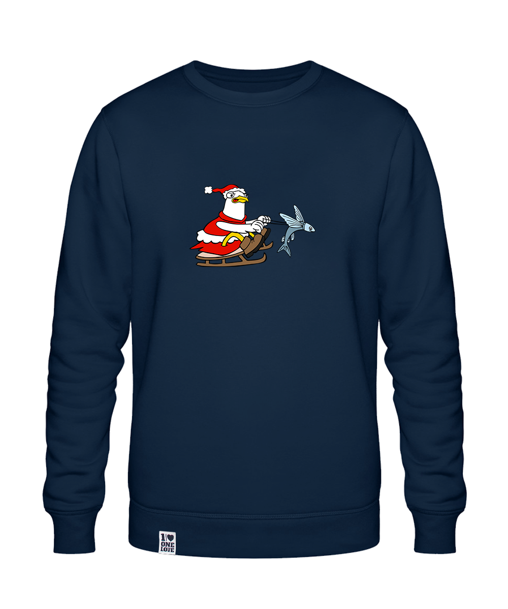 Santa-Möwe - Unisex Sweater | Bio-Baumwolle | XMAS EDITION