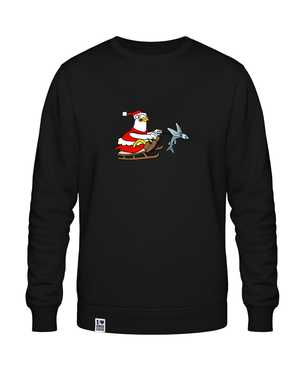 Santa-Möwe - Unisex Sweater | Bio-Baumwolle | XMAS EDITION