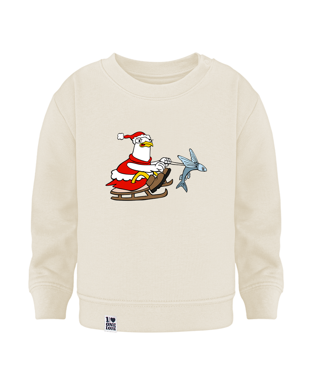 Santa Möwe - Baby Sweater | Bio-Baumwolle | XMAS EDITION