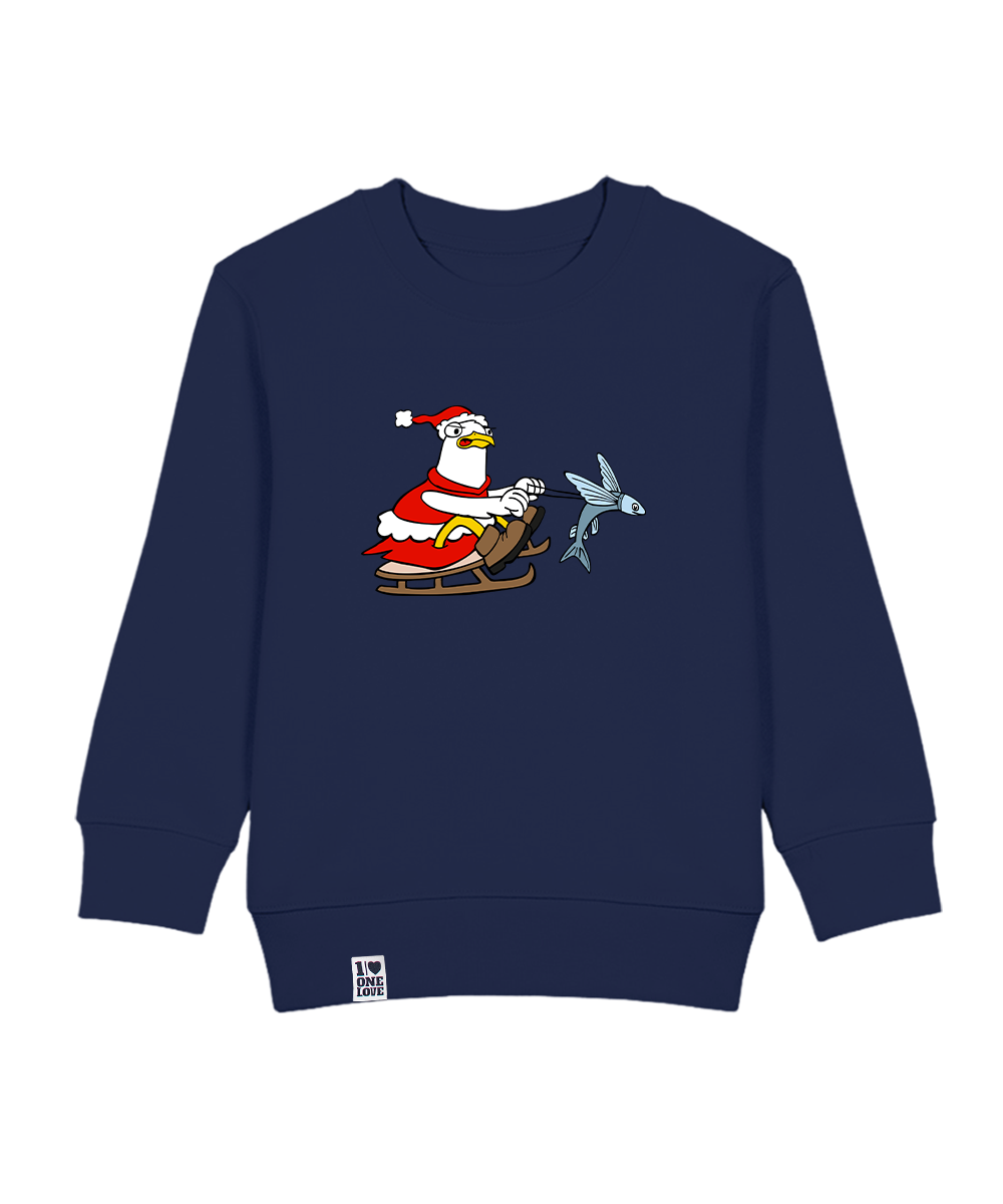 Santa Möwe - Kids Sweater | Bio-Baumwolle | XMAS EDITION
