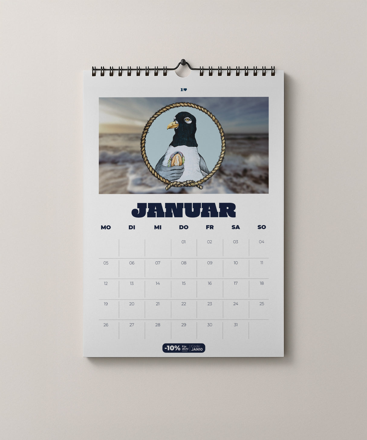 1|❤️ Wandkalender 2026