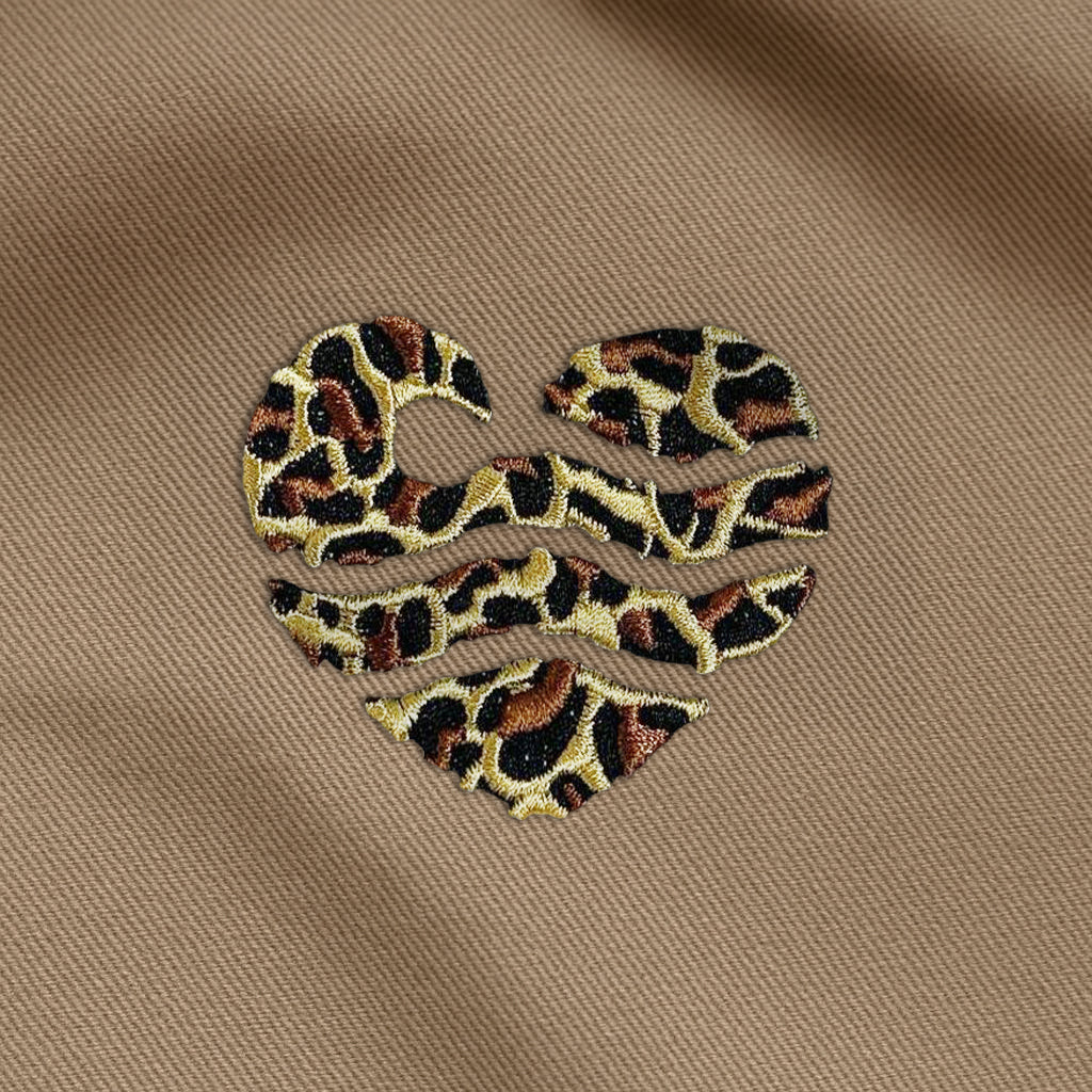 Leo-Wellenherz Stick - Unisex Teddyjacke | Edler Stick