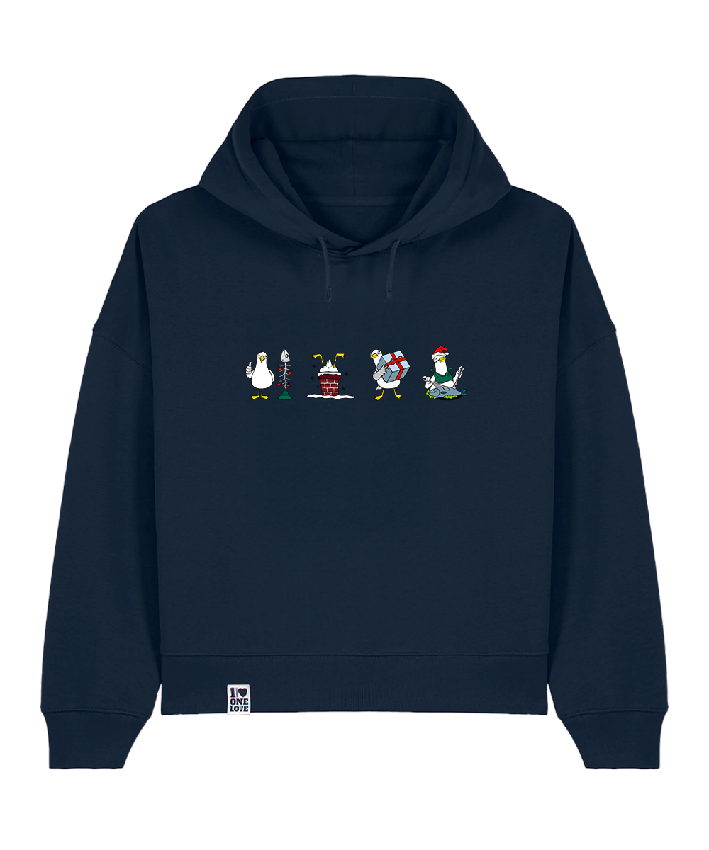 Xmas-Möwen - Damen Premium Hoodie | Bio-Baumwolle | XMAS EDITION