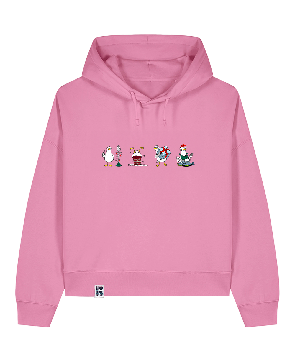 Xmas-Möwen - Damen Premium Hoodie | Bio-Baumwolle | XMAS EDITION