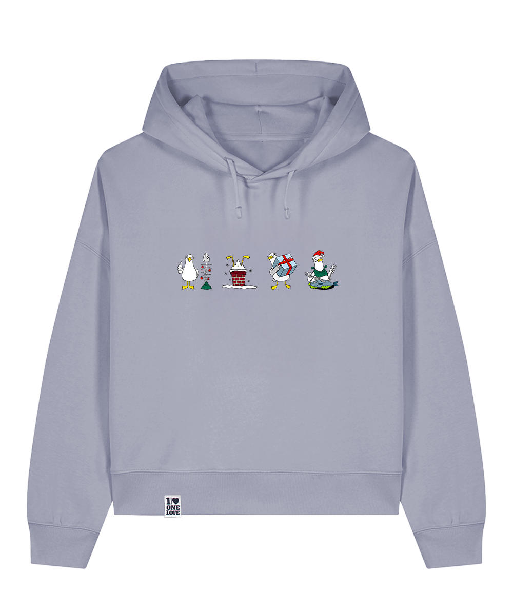 Xmas-Möwen - Damen Premium Hoodie | Bio-Baumwolle | XMAS EDITION