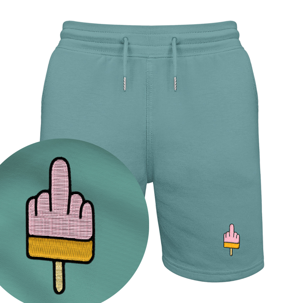 Mittelfinger-Eis - Shorts | Biobaumwolle | Edler Stick