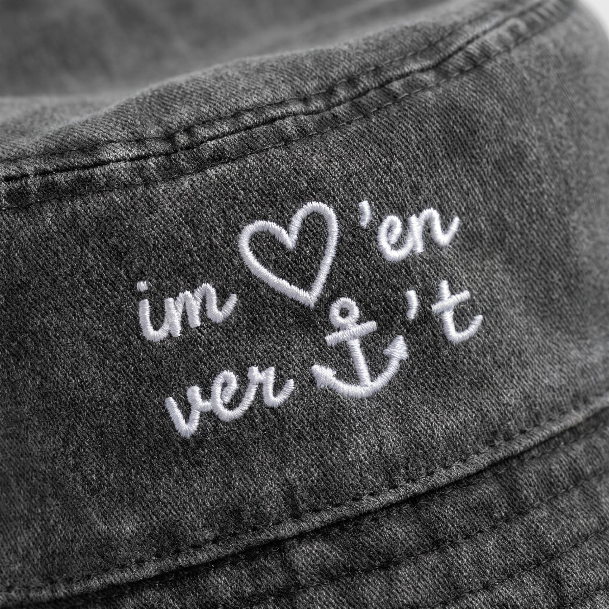 Im Herzen verankert - Vintage Bucket Hat