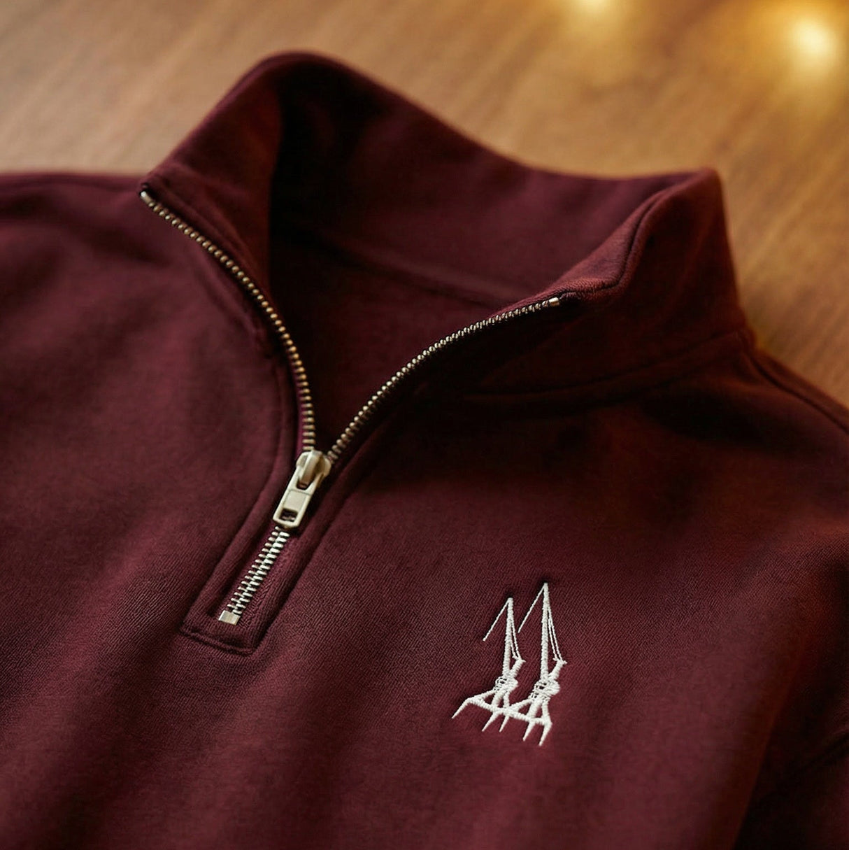 Stadthafen - Unisex Premium Zipper | 100% Bio-Baumwolle | Edler Stick