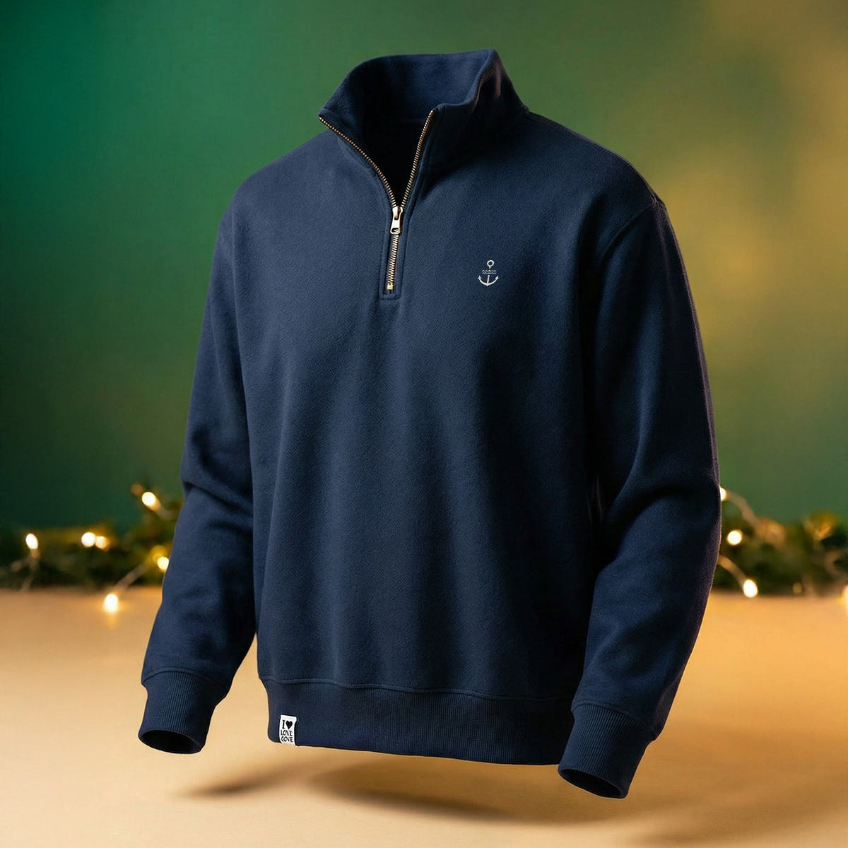 Unser Klassiker - Unisex Premium Zipper | 100% Bio-Baumwolle | Edler Stick