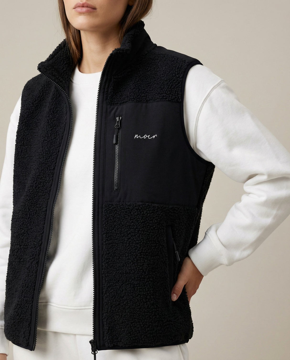 Moin Stick - Unisex Teddyweste | Edler Stick