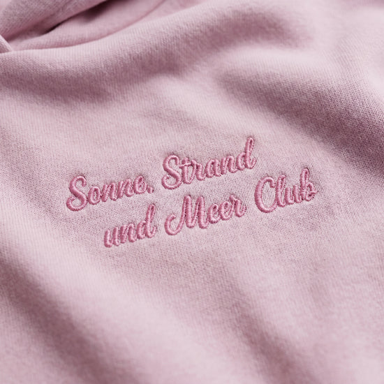 Sonne, Strand & Meer Club - Cropped Oversized Frauen Hoodie