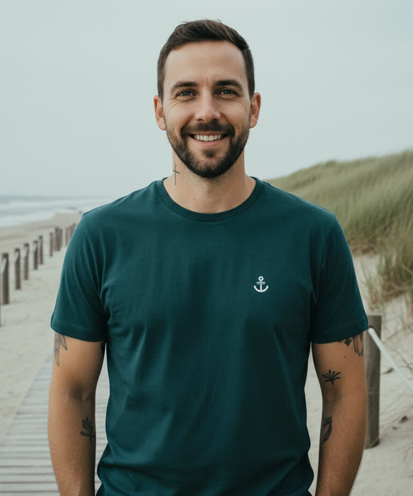 Unser Klassiker - Herren Premium Shirt | Bio-Baumwolle | Edler Stick