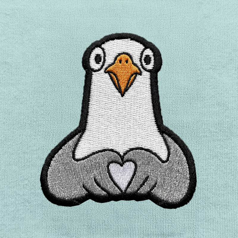 Love Bird - Unisex Premium Hoodie | Bio-Baumwolle | Edler Stick