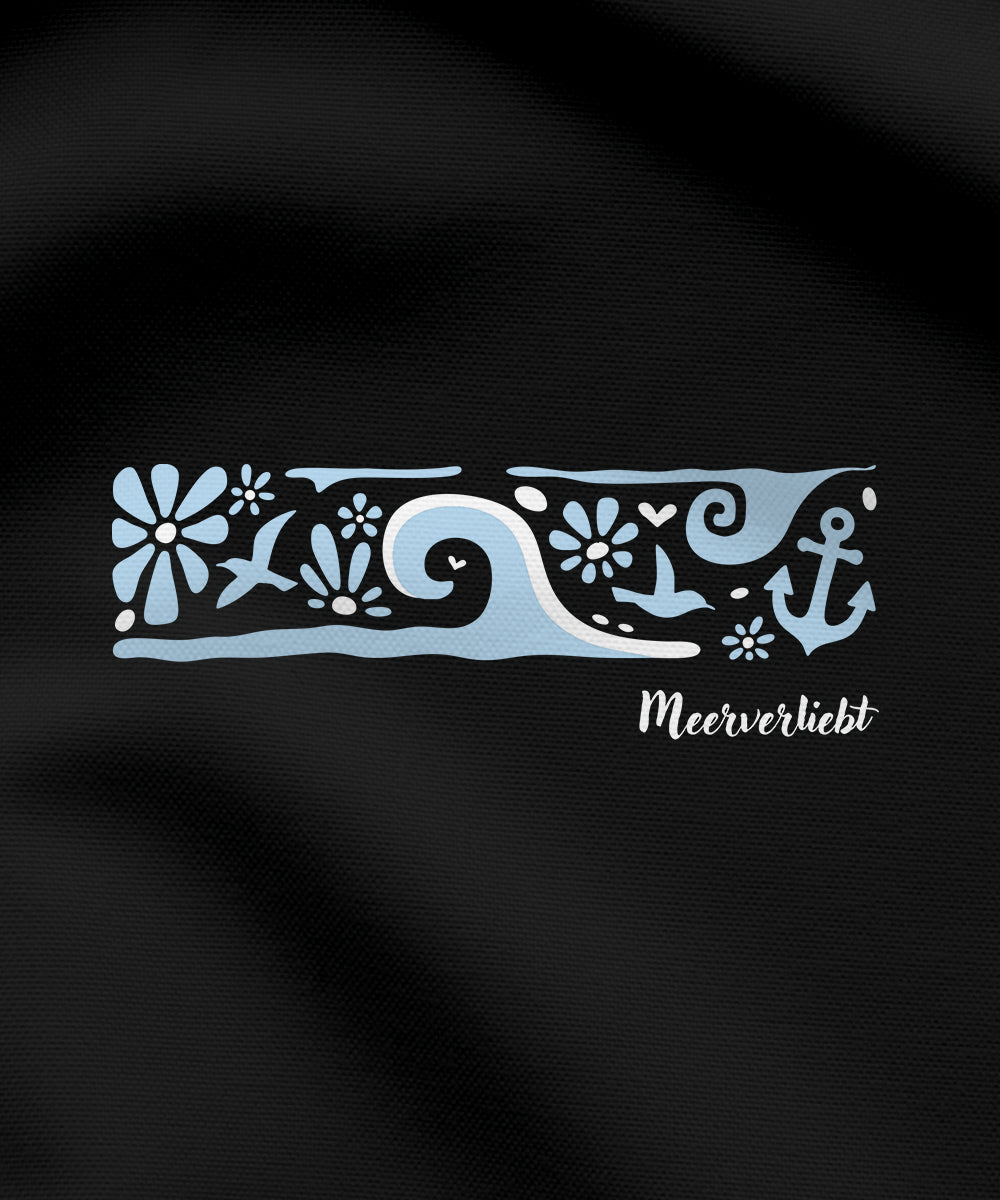 Meerverliebt Welle - Damen Premium Shirt | 100% Bio-Baumwolle