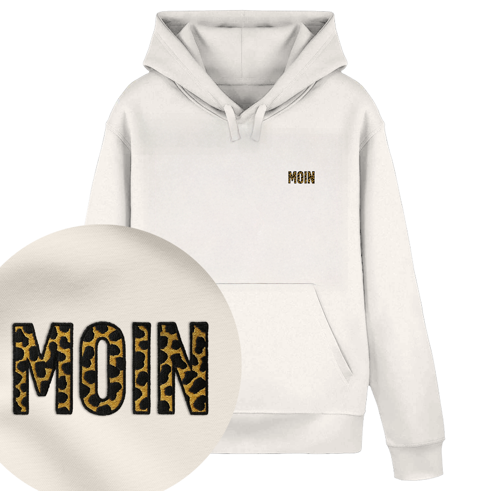 Moin-Leo - Unisex Hoodie | 100% Bio-Baumwolle | Edler Stick