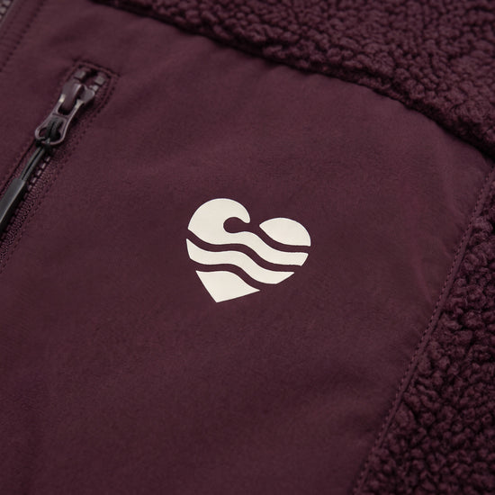 Wellenherz - Unisex Sherpajacke