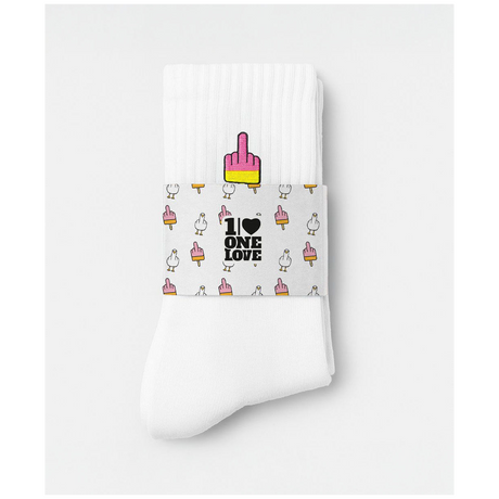 F**k You Möwe & Mittelfinger-Eis 2er Set