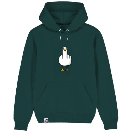 F**k YOU Möwe - Unisex Hoodie | 100% Bio-Baumwolle