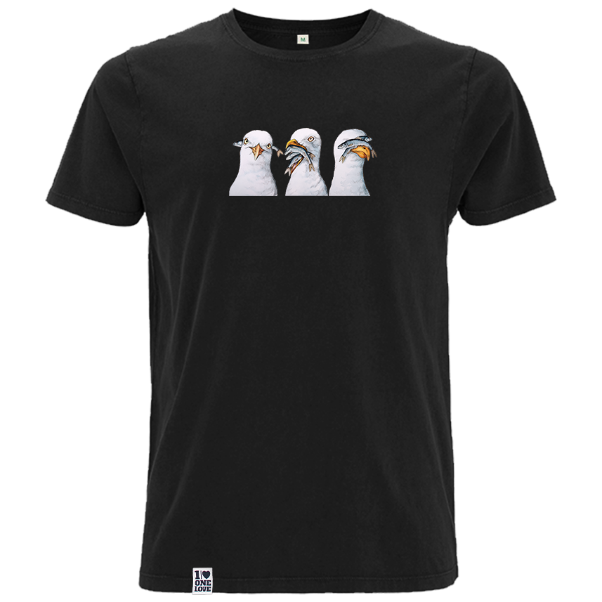 Möwen - Herren Shirt | 100% Bio-Baumwolle