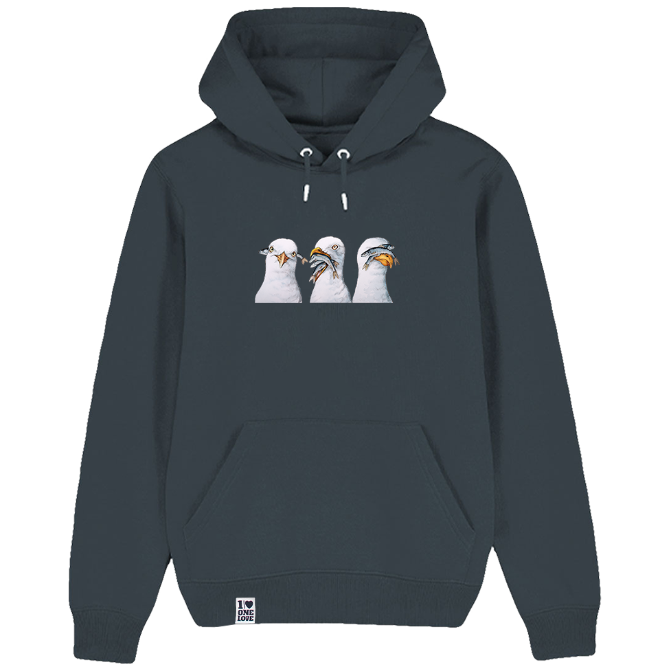Möwen - Unisex Hoodie | 100% Bio-Baumwolle