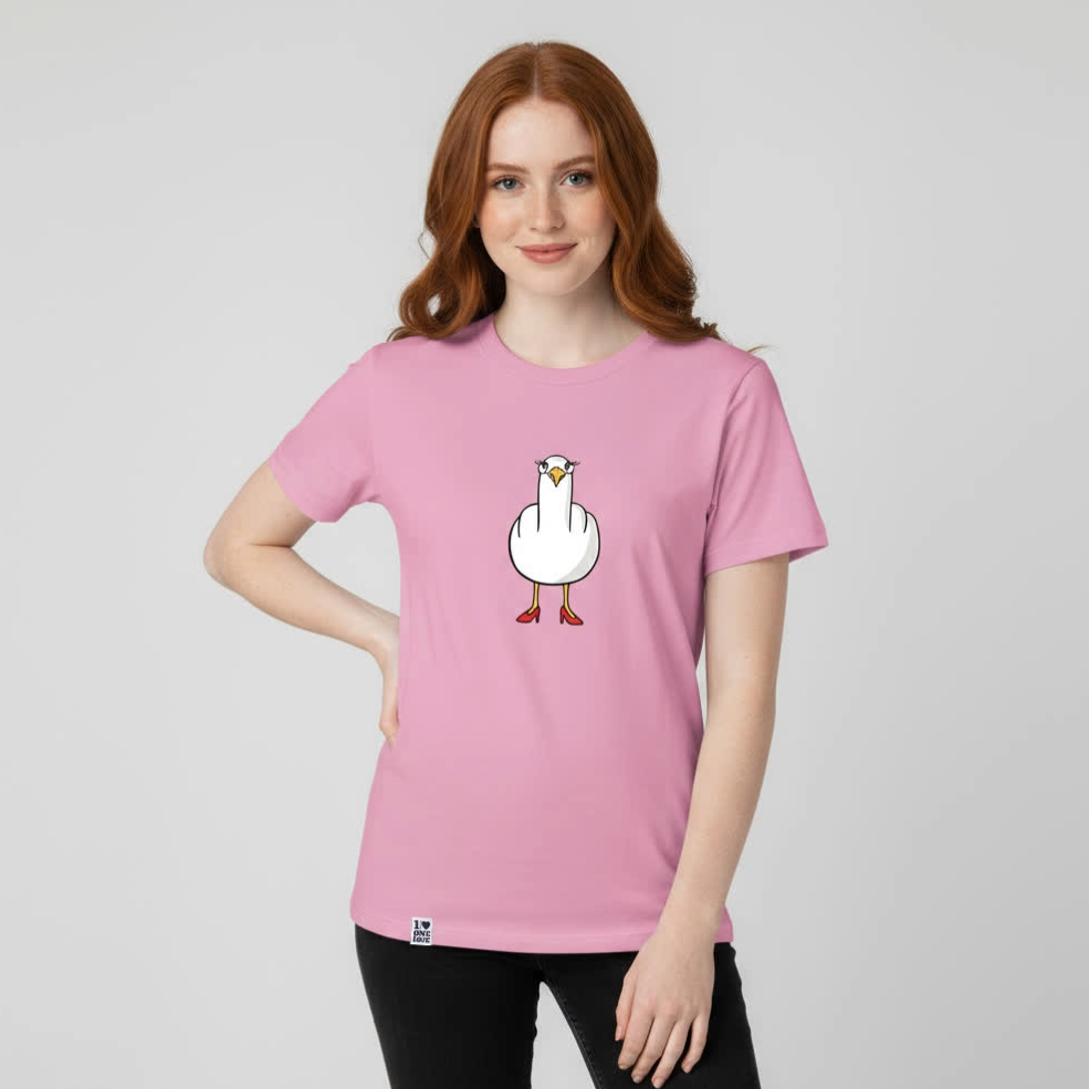 F**k You Möwenlady - Damen Shirt | 100% Bio-Baumwolle