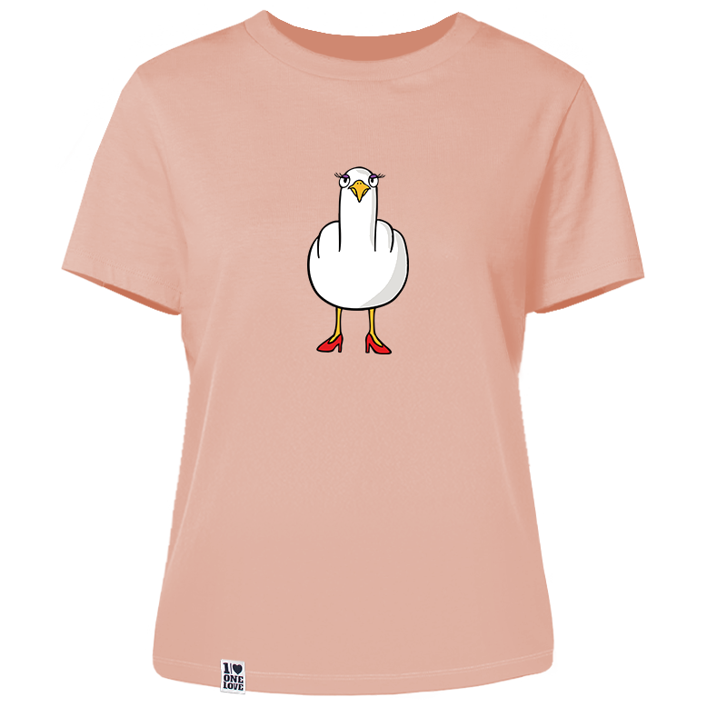 F**k You Möwenlady - Damen Shirt | 100% Bio-Baumwolle