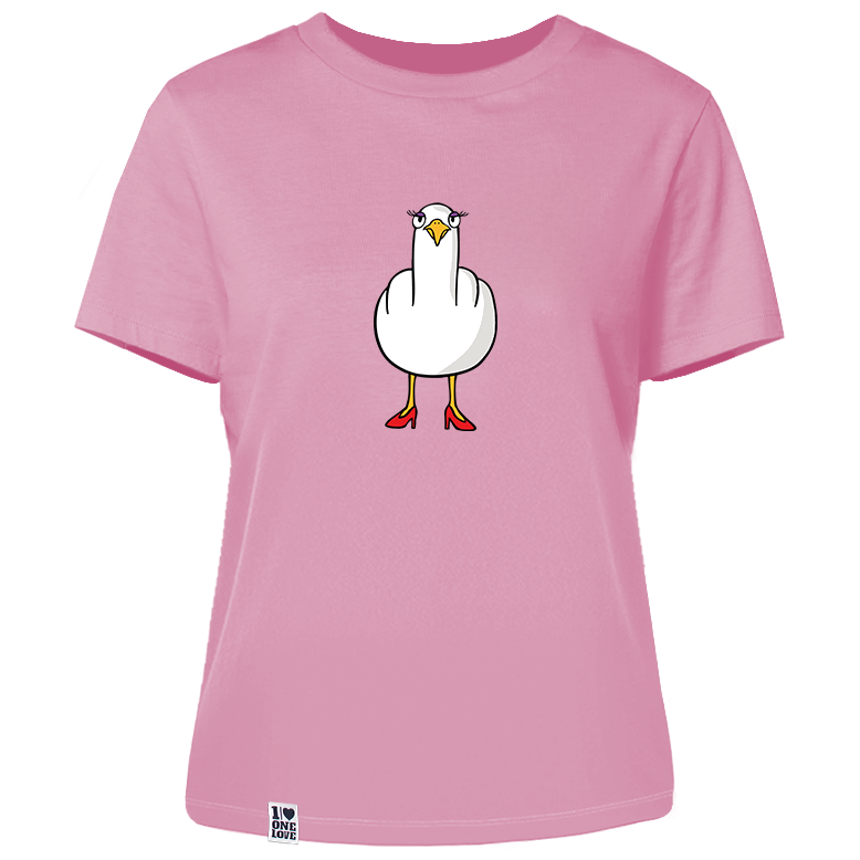 F**k You Möwenlady - Damen Shirt | 100% Bio-Baumwolle