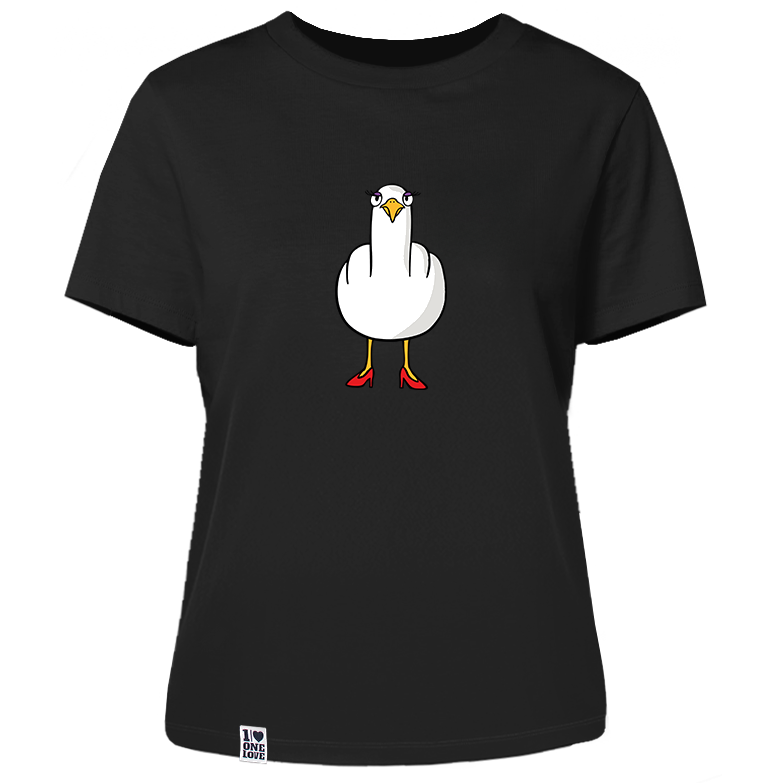 F**k You Möwenlady - Damen Shirt | 100% Bio-Baumwolle