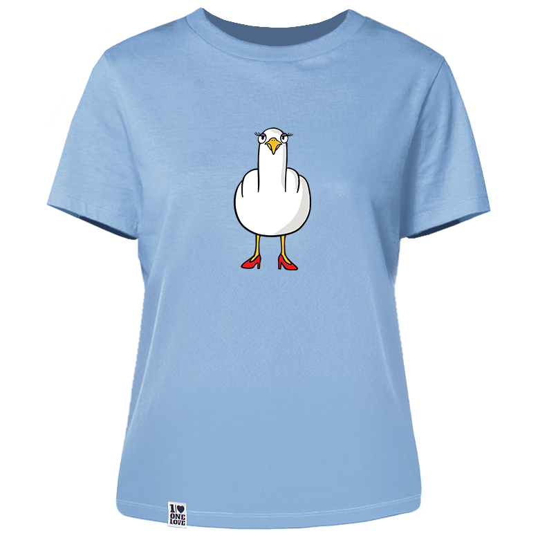 F**k You Möwenlady - Damen Shirt | 100% Bio-Baumwolle