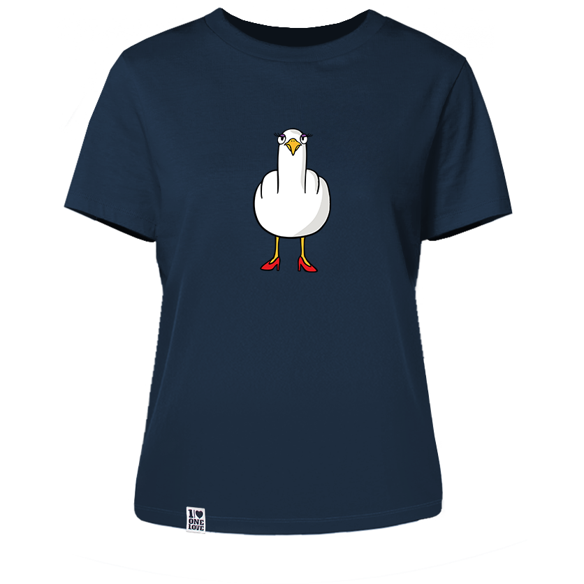 F**k You Möwenlady - Damen Shirt | 100% Bio-Baumwolle