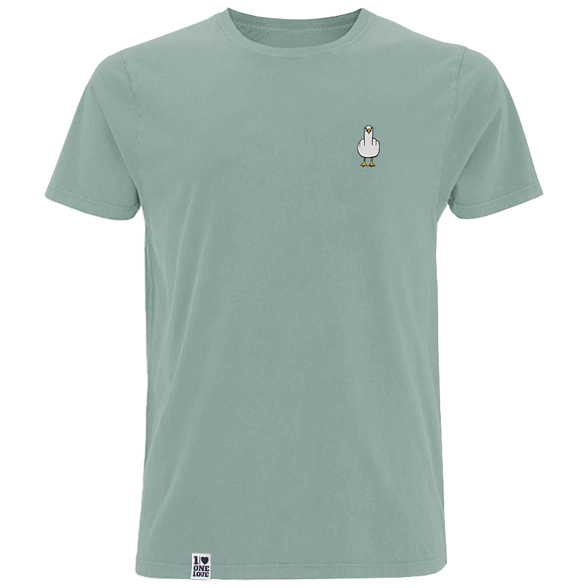 F**k You Möwe - Herren Shirt | Edler Stick