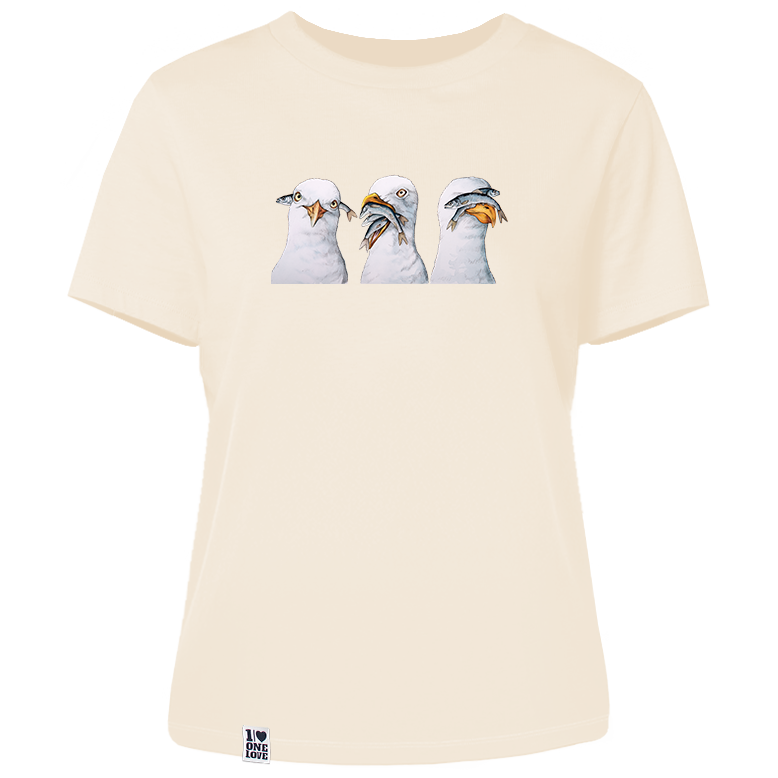 Möwen - Damen Shirt | 100% Bio-Baumwolle