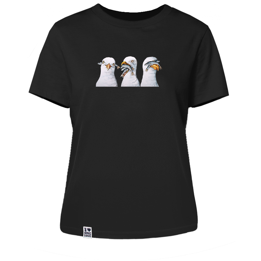 Möwen - Damen Shirt | 100% Bio-Baumwolle