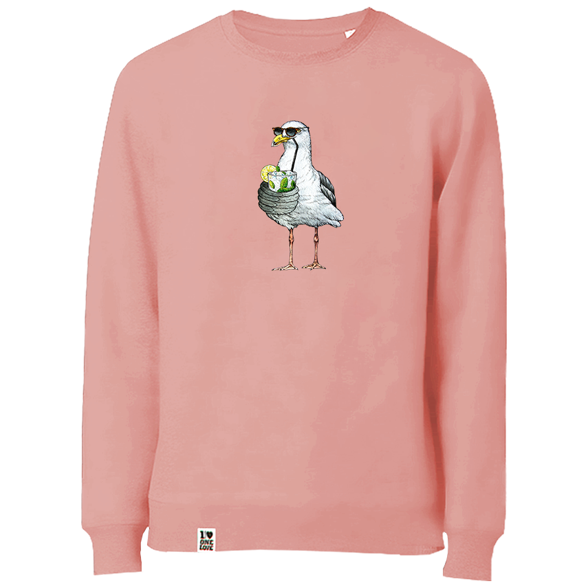 Möwen-Moment: Nachhaltiger Sweater für Meerfreunde