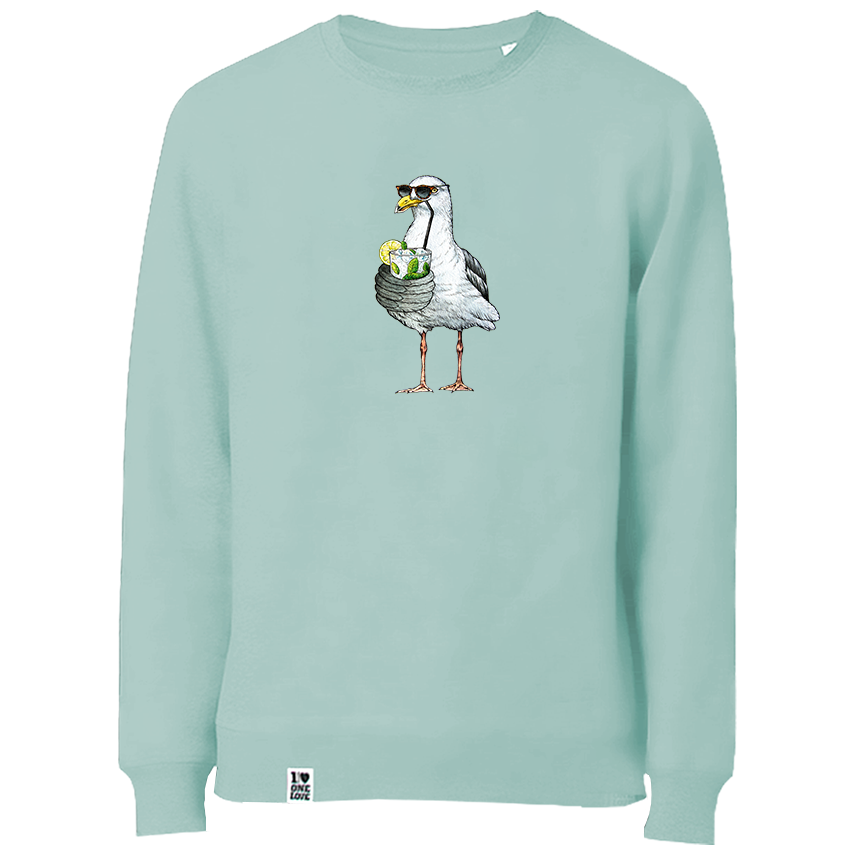 Möwen-Moment: Nachhaltiger Sweater für Meerfreunde