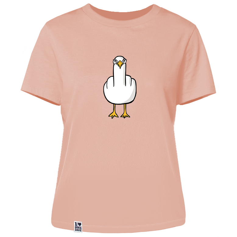 F**k You Möwe - Damen Shirt | 100% Bio-Baumwolle