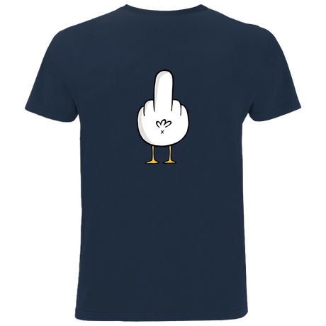 Fuck You Möwe - Herren Shirt | 100% Bio-Baumwolle | Backprint