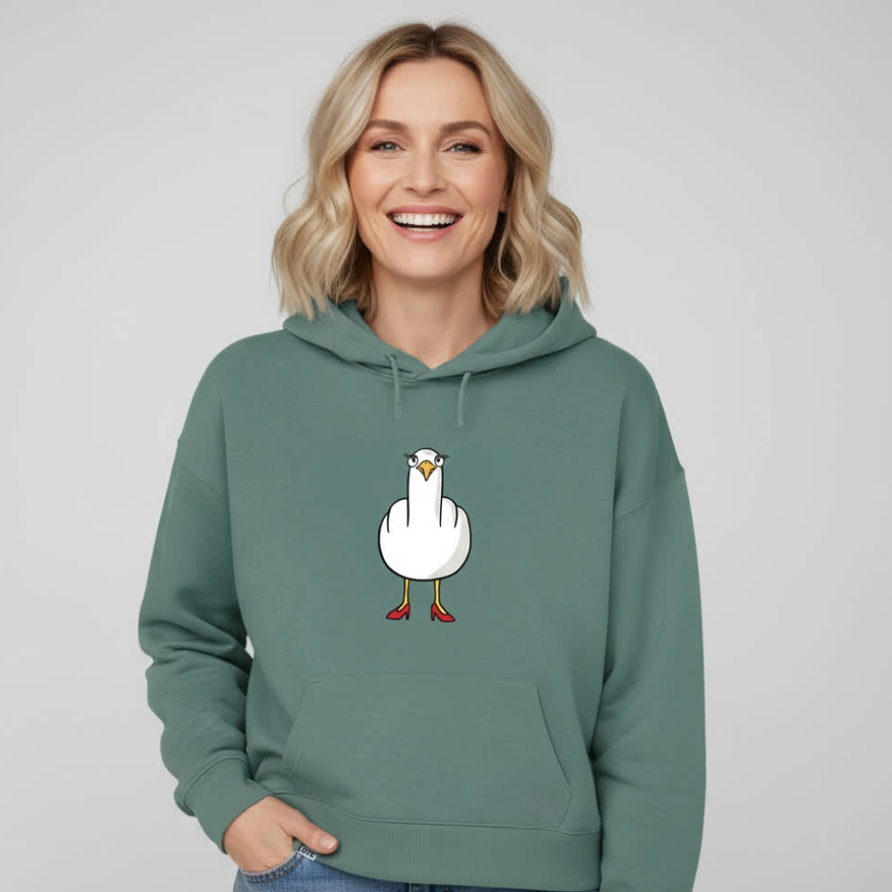 F**k You Möwenlady - Damen Hoodie | Bio-Baumwolle