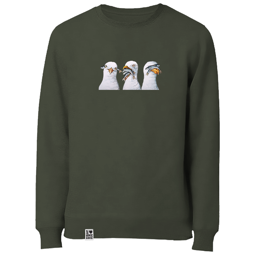 Unisex Sweater Möwenzauber – Fühl die Küste!