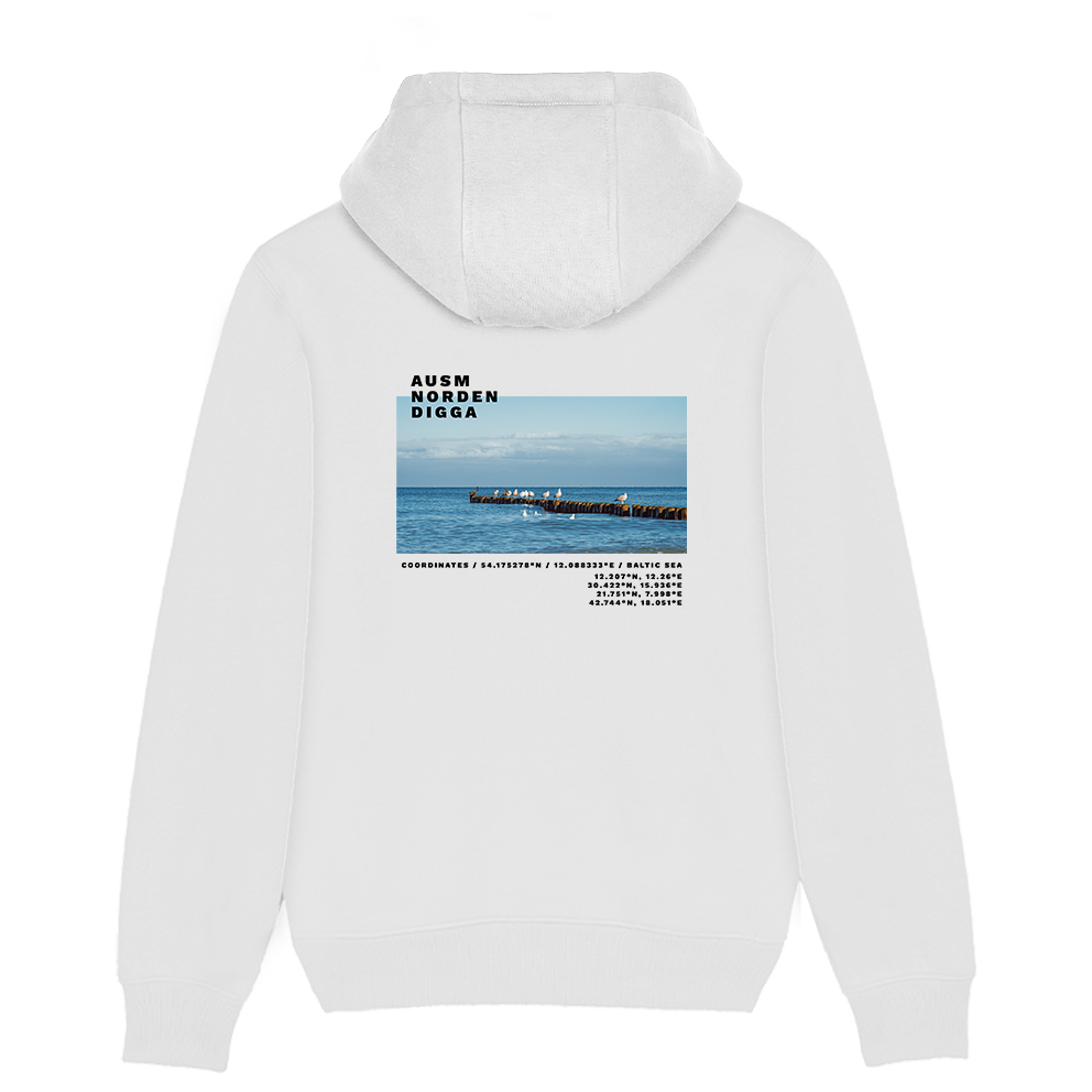 Ausm Norden Digga - Unisex Hoodie | 100% Bio-Baumwolle | Backprint