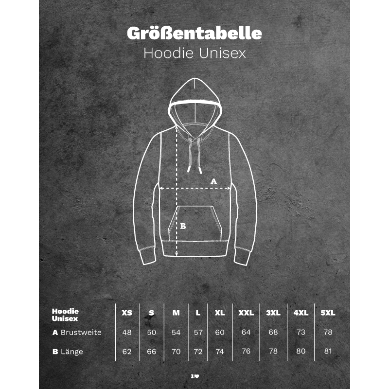 Ausm Norden Digga - Unisex Hoodie | 100% Bio-Baumwolle | Backprint