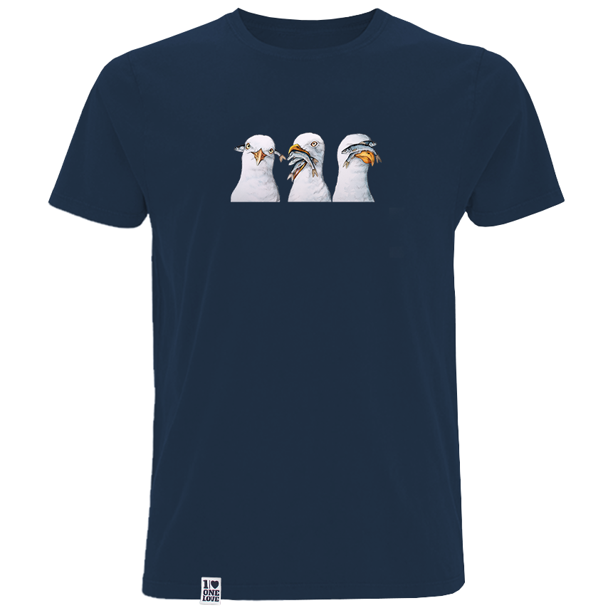 Möwen - Herren Shirt | 100% Bio-Baumwolle