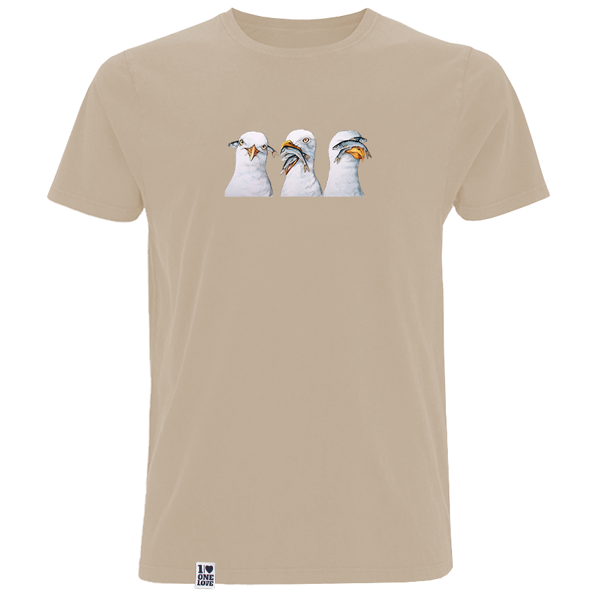 Möwen - Herren Shirt | 100% Bio-Baumwolle