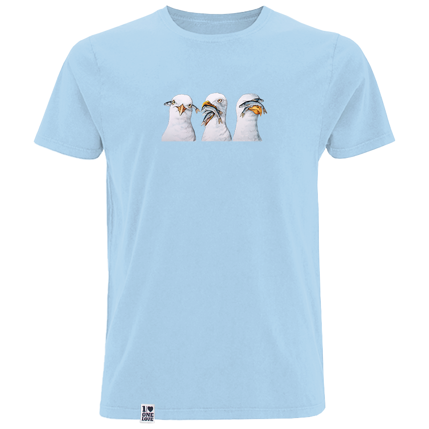 Möwen - Herren Shirt | 100% Bio-Baumwolle