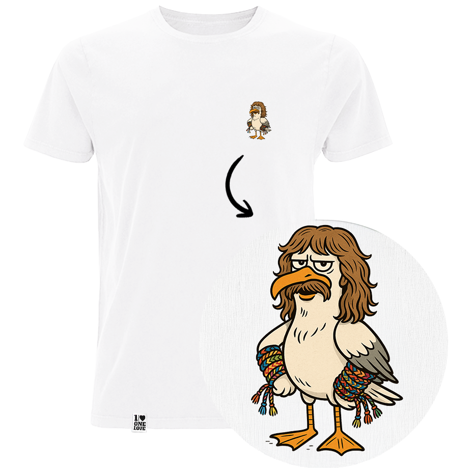 Möwe Wolle Shirt Herren Organic | 100% Bio-Baumwolle