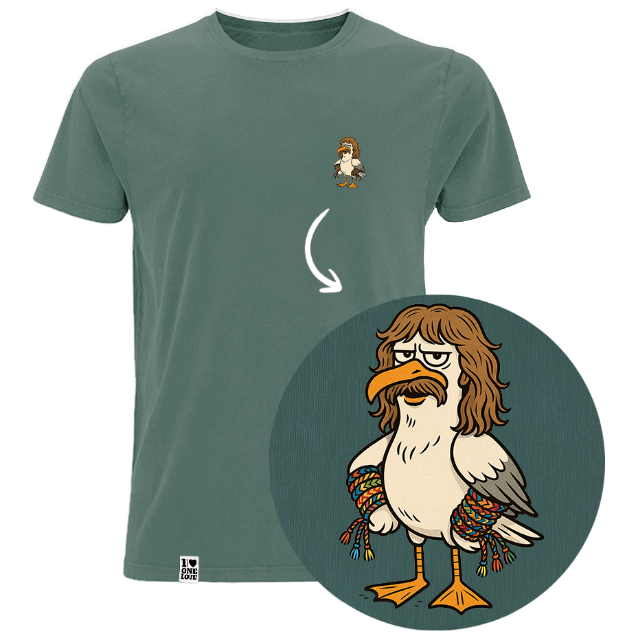 Möwe Wolle Shirt Herren Organic | 100% Bio-Baumwolle