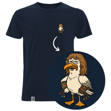 Möwe Wolle Shirt Herren Organic | 100% Bio-Baumwolle